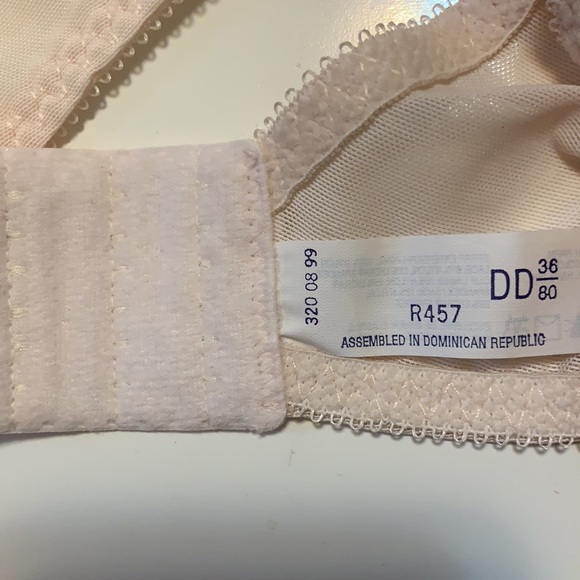 BALI ENCHANTRESS BRA CREAM LACE 36DD UNDERWIRE STYLE 3770 - Picture 11 of 13